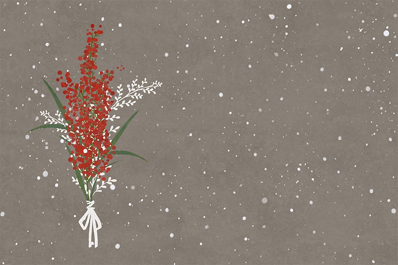 【印刷用】小花のイラスト素材