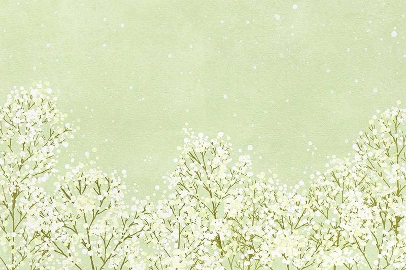 【印刷用】小花のイラスト素材