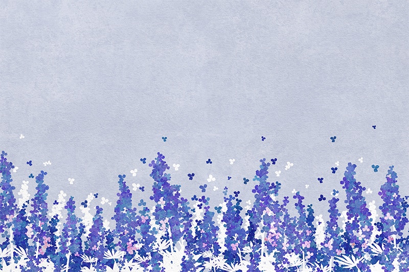 【印刷用】小花のイラスト素材