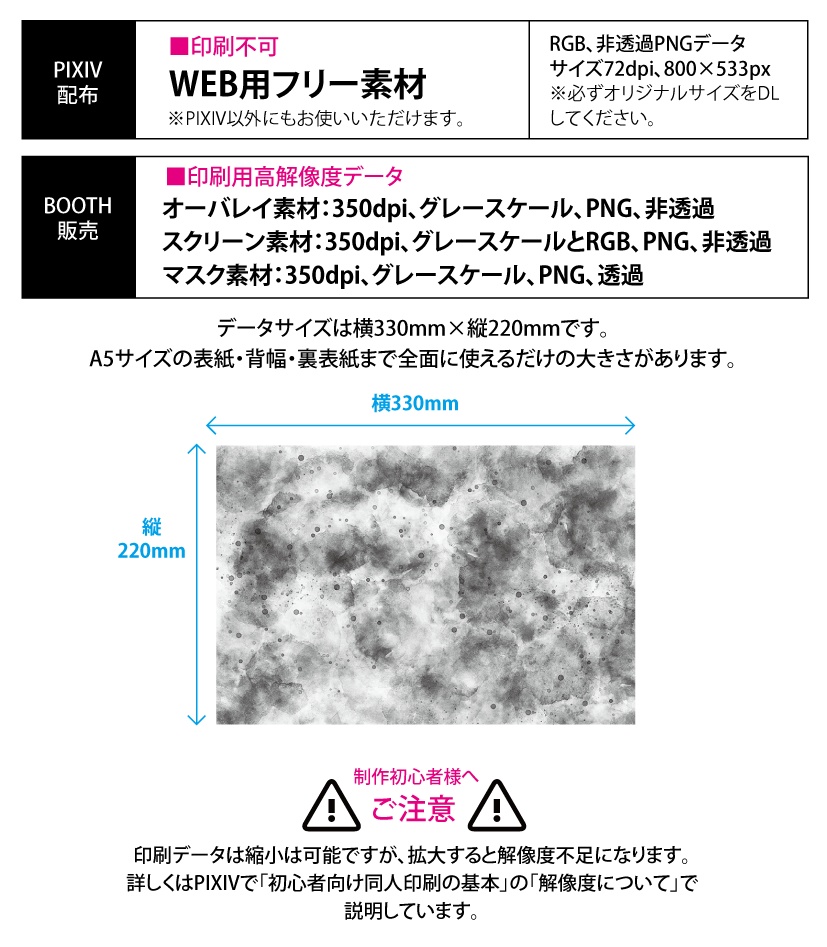 【印刷用】テクスチャ詰め合わせ