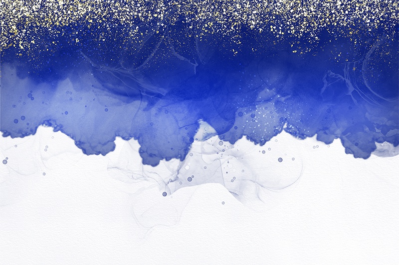 【印刷用】水彩用紙にキラキラした素材