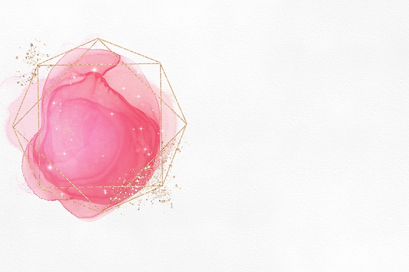 【印刷用】水彩用紙にキラキラした素材