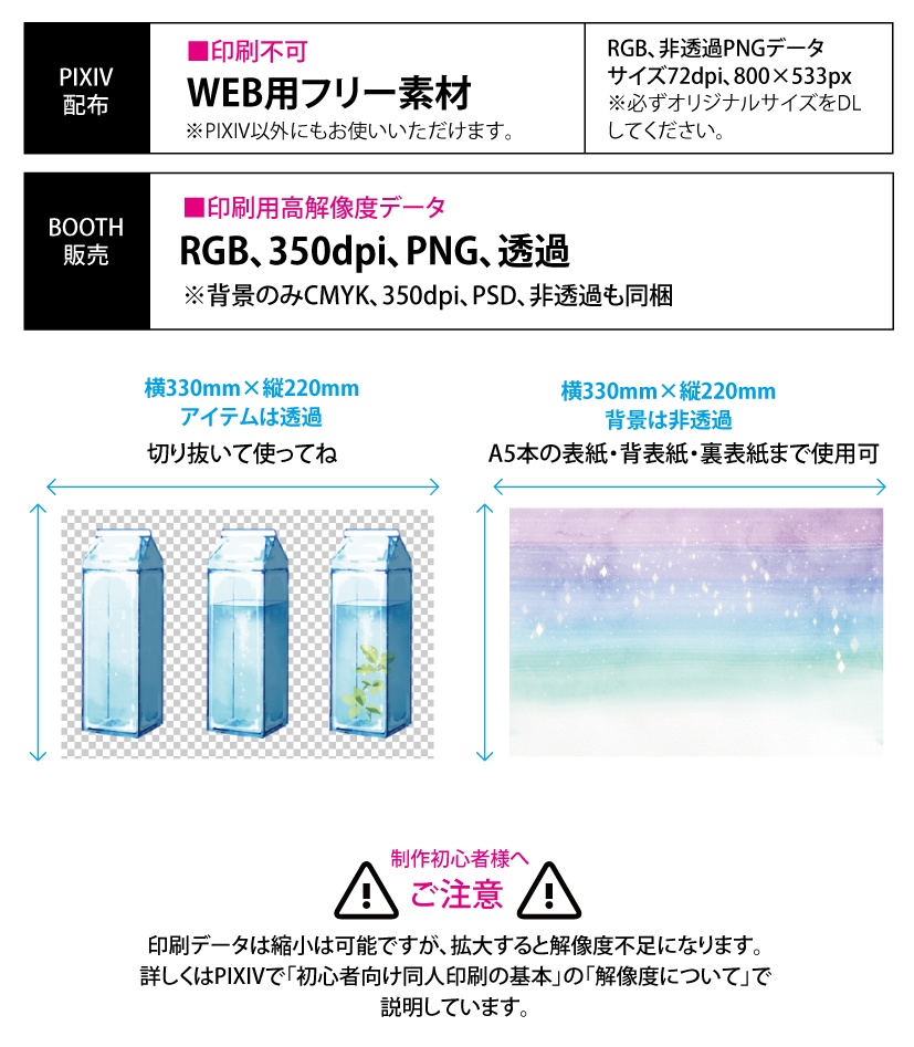 【印刷用】いろいろ水彩イラスト詰め合わせ