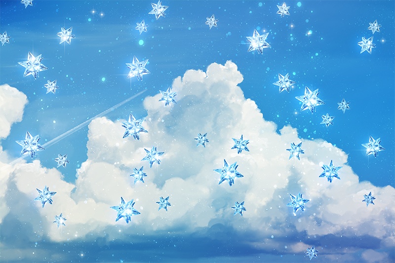 【印刷用】ファンタジックなイラスト素材