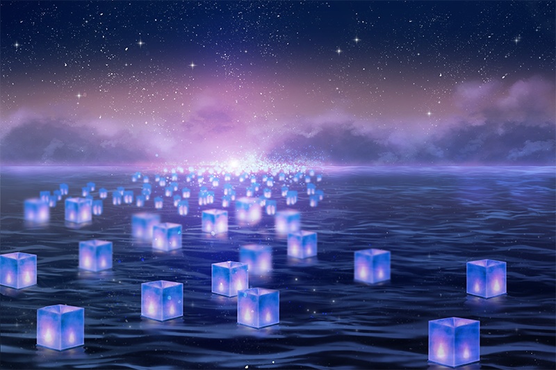 【印刷用】ファンタジックなイラスト素材