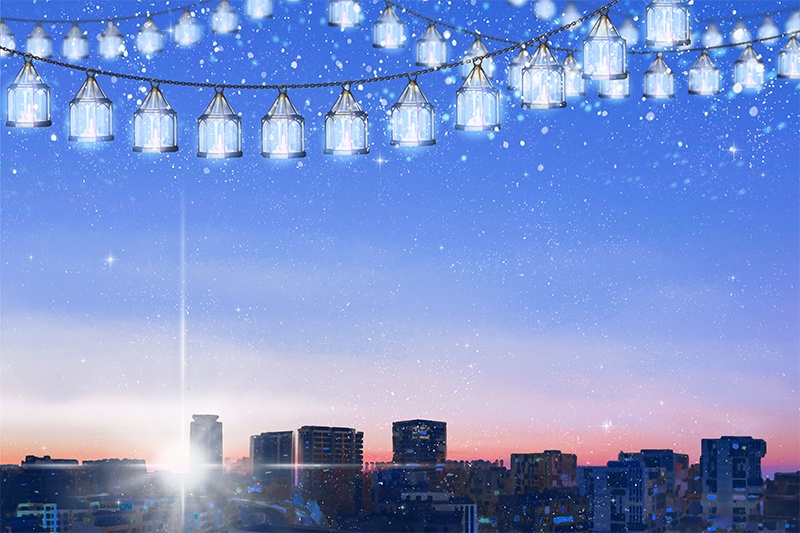 【印刷用】ファンタジックなイラスト素材