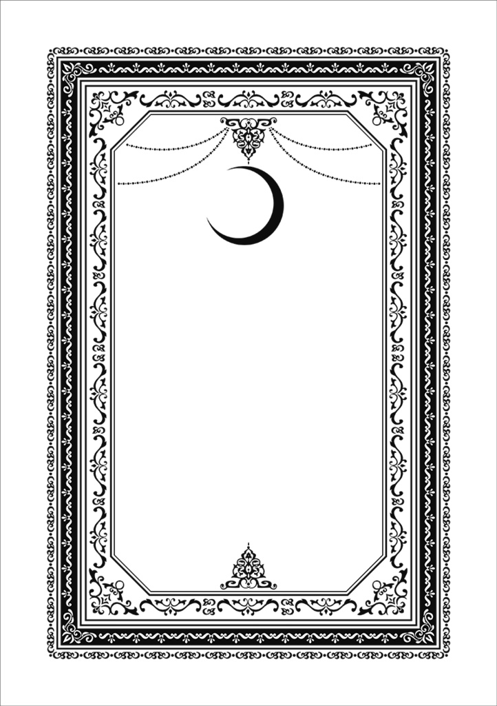 【印刷用】クラシック調フレーム素材