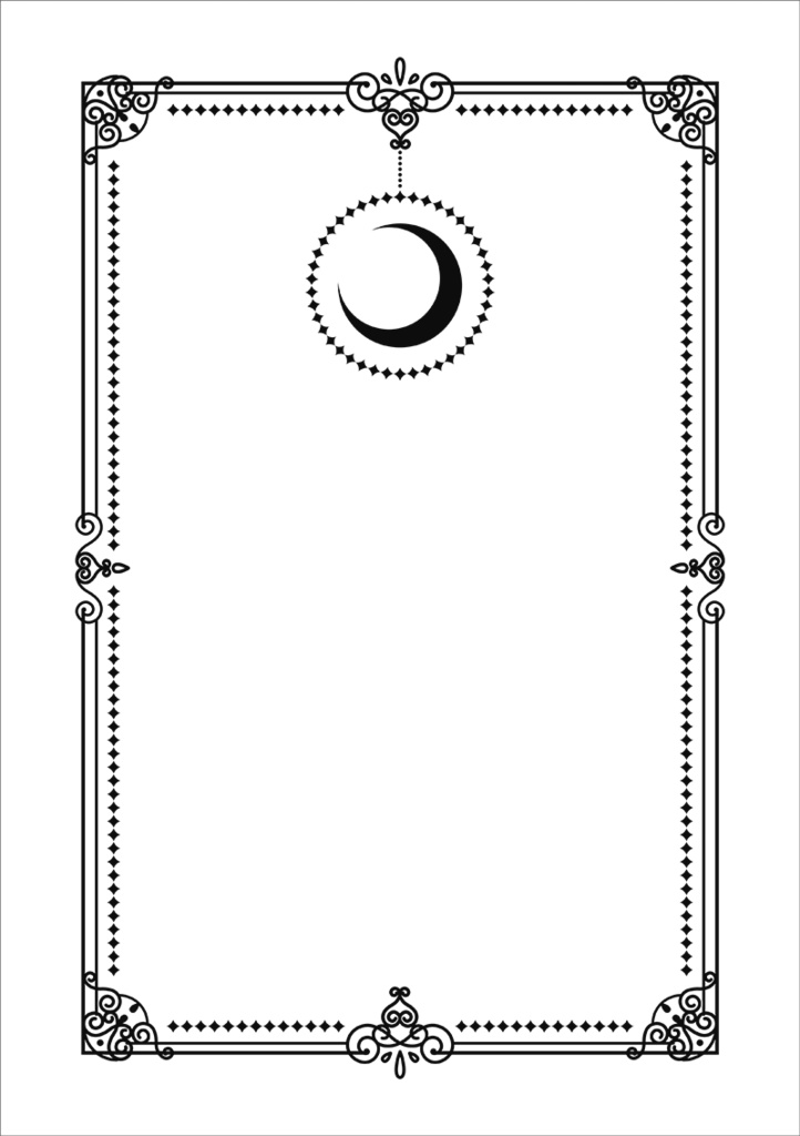 【印刷用】クラシック調フレーム素材