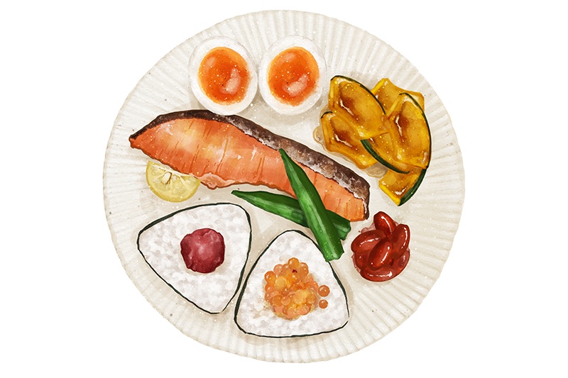 【印刷用】食べ物イラスト素材