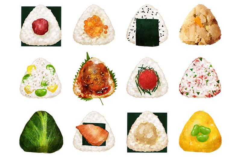 【印刷用】食べ物イラスト素材