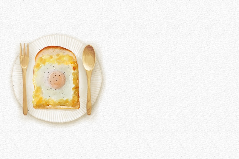 【印刷用】食べ物イラスト素材