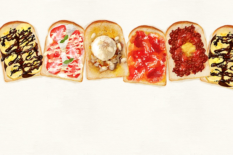 【印刷用】食べ物イラスト素材