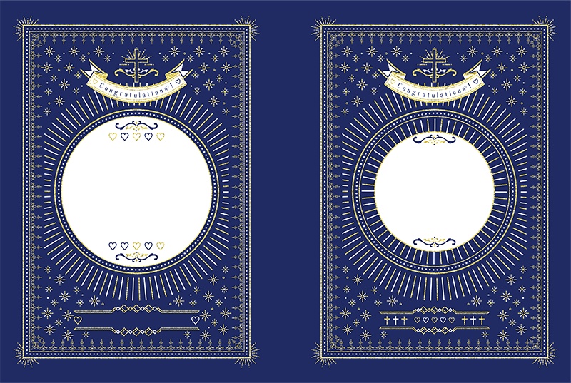 【印刷用】洋風結婚式イメージ素材