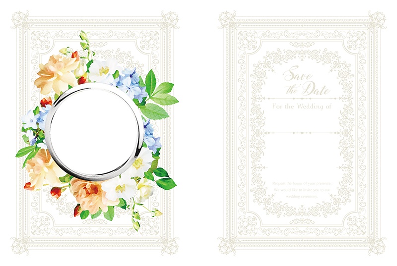 【印刷用】洋風結婚式イメージ素材