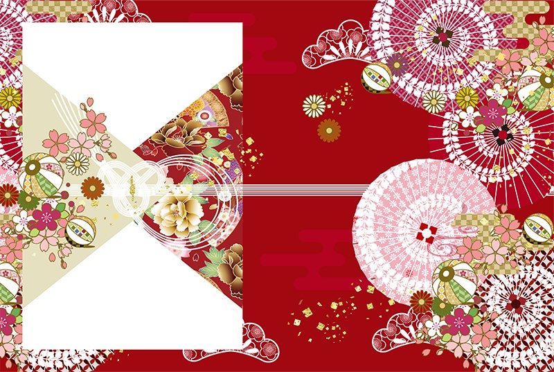【印刷用】和風結婚式イメージ素材