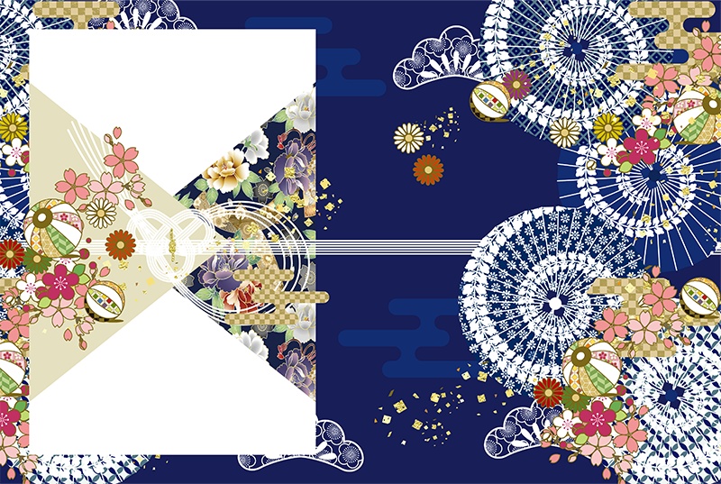 【印刷用】和風結婚式イメージ素材