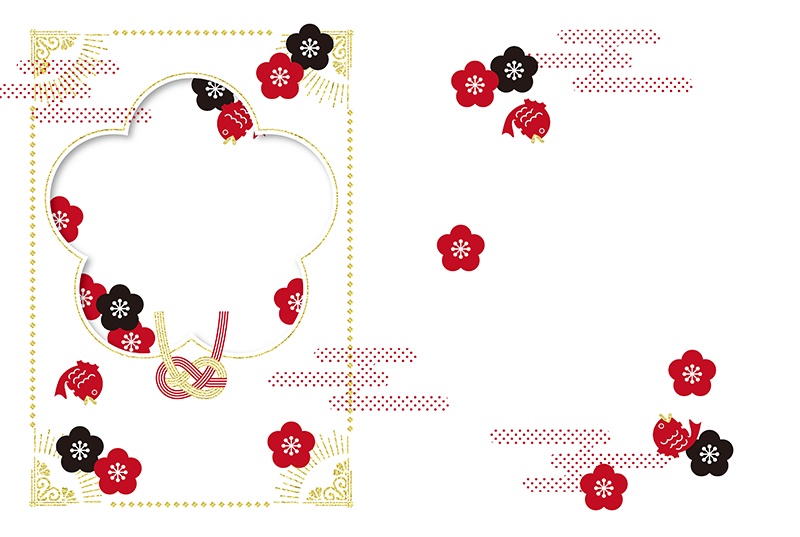 【印刷用】和風結婚式イメージ素材