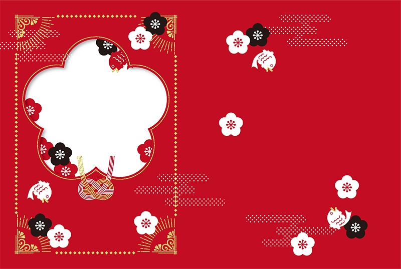 【印刷用】和風結婚式イメージ素材