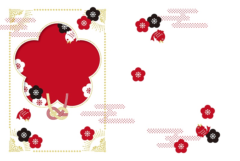 【印刷用】和風結婚式イメージ素材