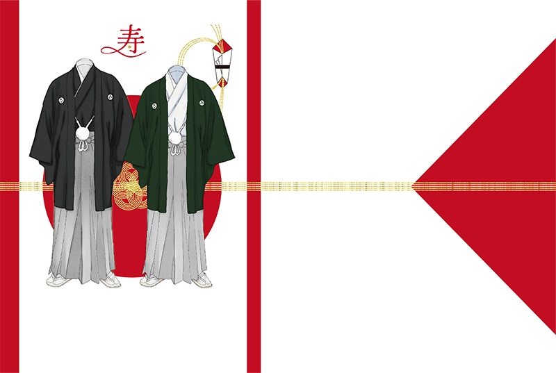 【印刷用】和風結婚式イメージ素材