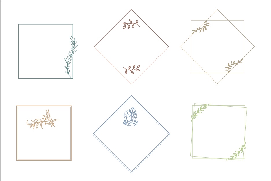 【印刷用】同人誌裏表紙シンプル素材