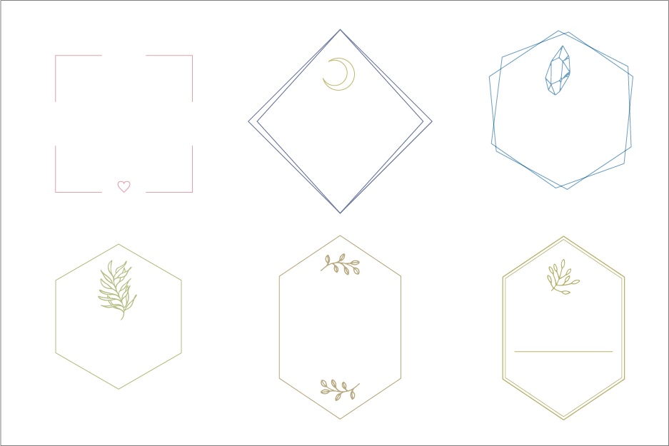 【印刷用】同人誌裏表紙シンプル素材