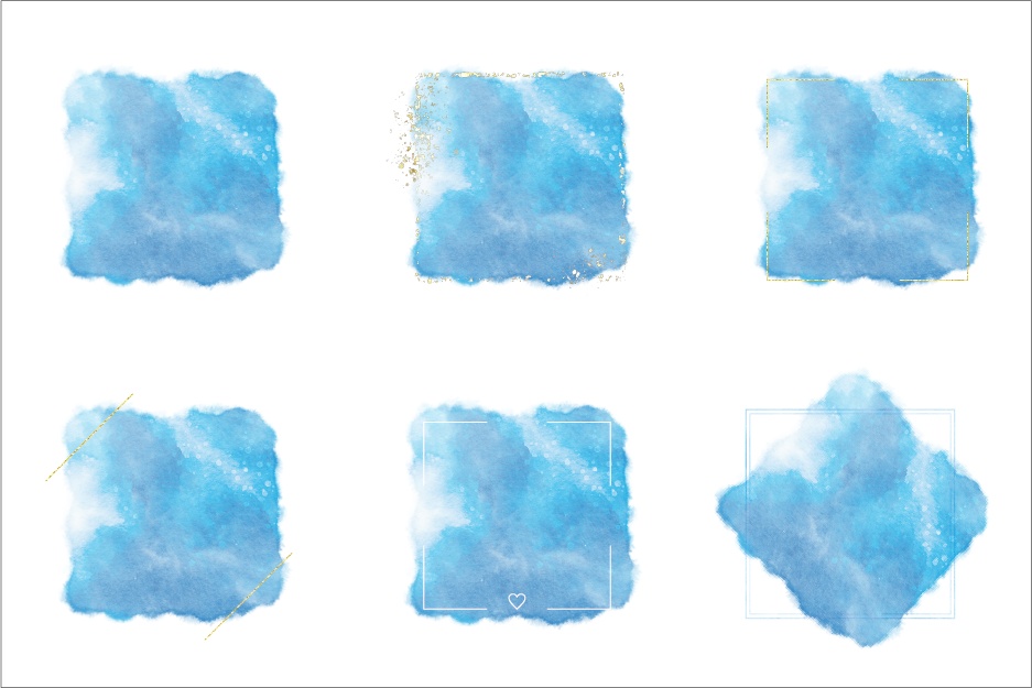 【印刷用】同人誌裏表紙シンプル素材