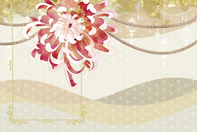 【印刷用】和風レトロ素材
