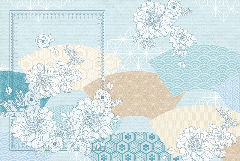 【印刷用】和風レトロ素材