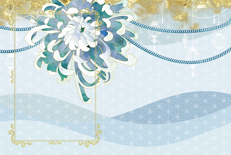 【印刷用】和風レトロ素材