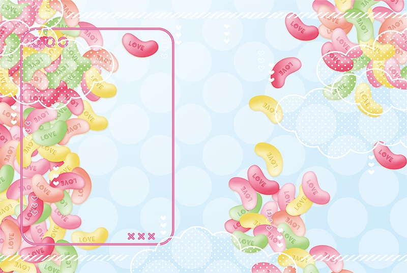 【印刷用】ゆめかわファンシー素材