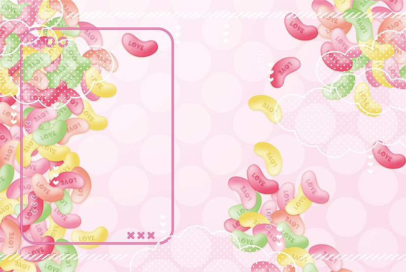 【印刷用】ゆめかわファンシー素材