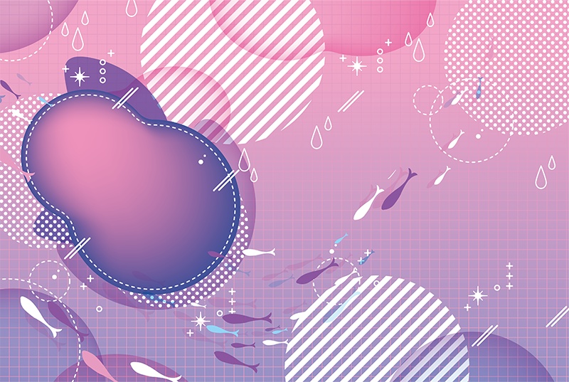 【印刷用】ゆめかわファンシー素材