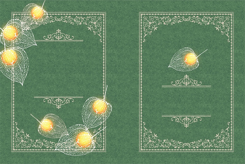【印刷用】鬼灯の素材