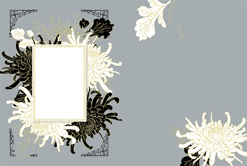 【印刷用】菊の花の素材