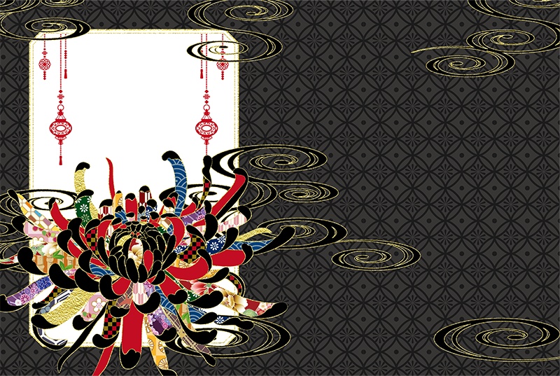 【印刷用】菊の花の素材