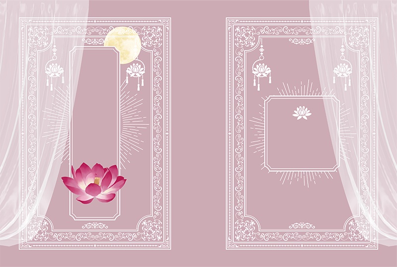 【印刷用】蓮の花の素材