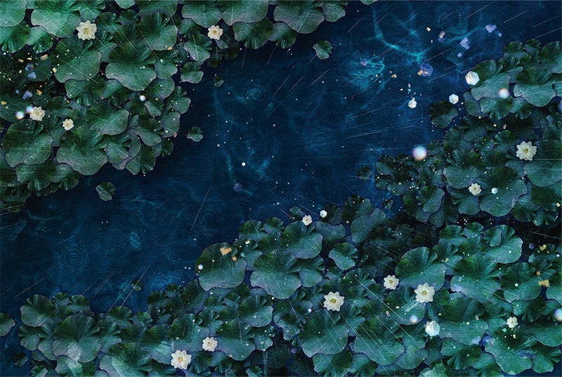 【印刷用】蓮の花の素材