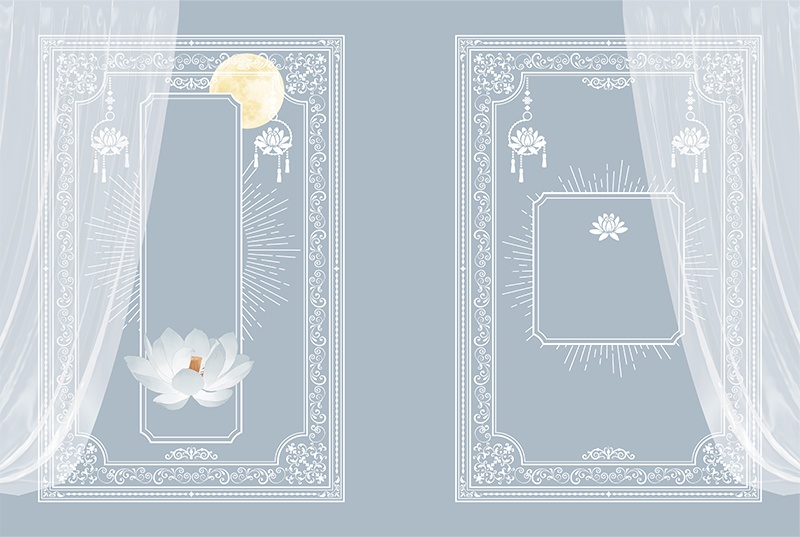 【印刷用】蓮の花の素材