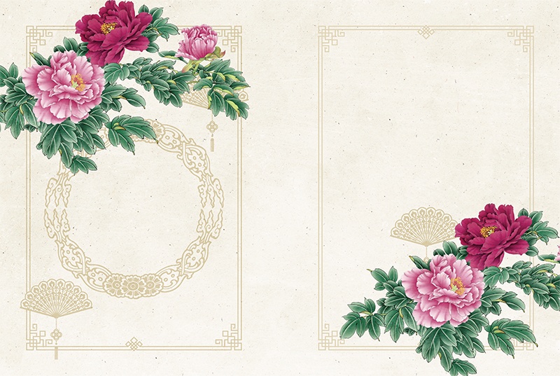 【印刷用】中華風デザイン素材