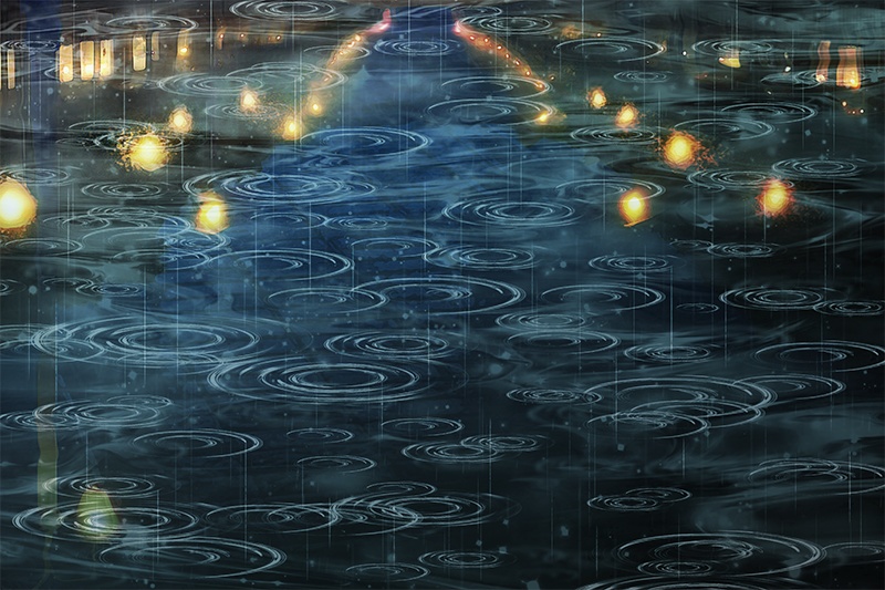 【印刷用】雨の素材詰め合わせ