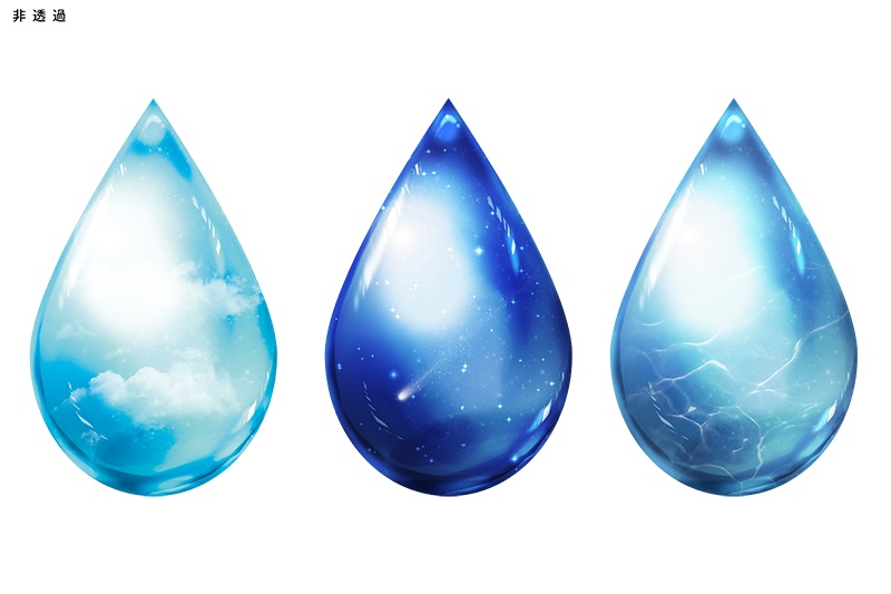 【印刷用】雨の素材詰め合わせ