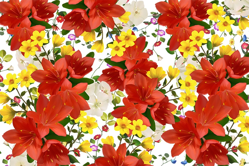 【印刷用】花の素材