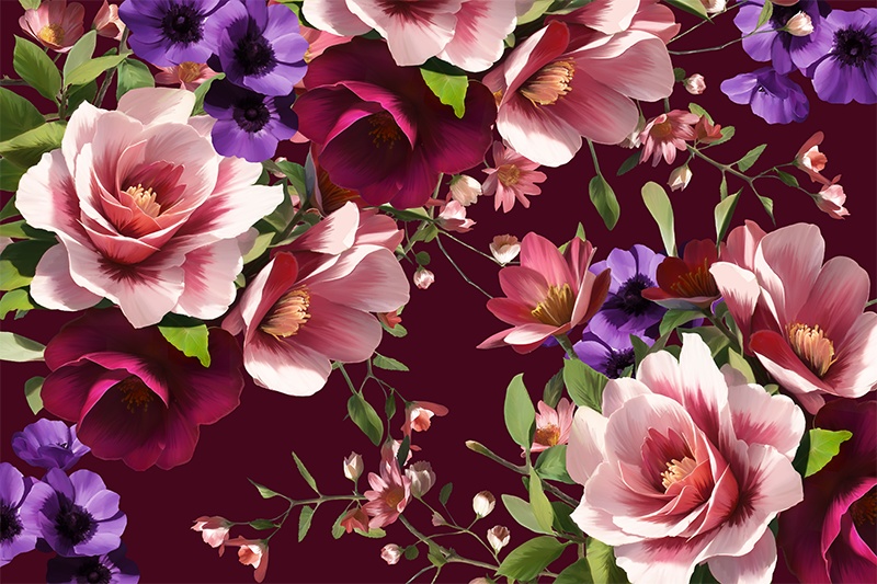 【印刷用】花の素材