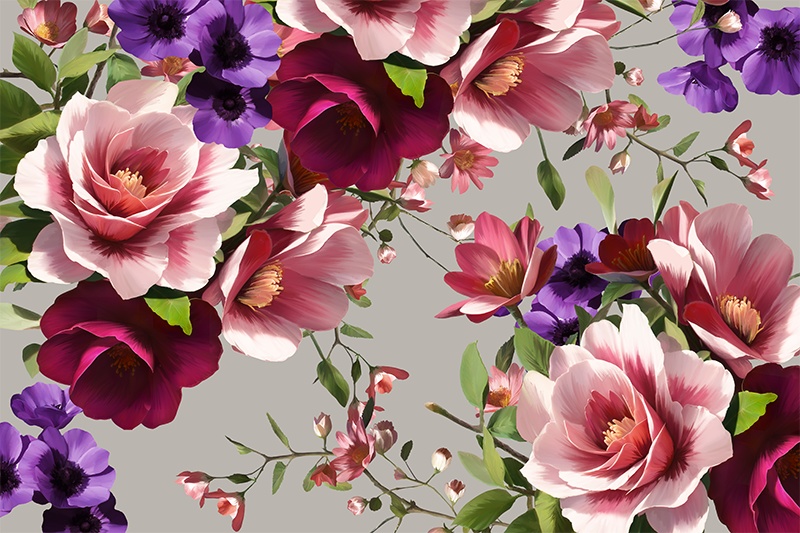 【印刷用】花の素材