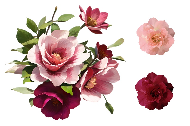 【印刷用】花の素材