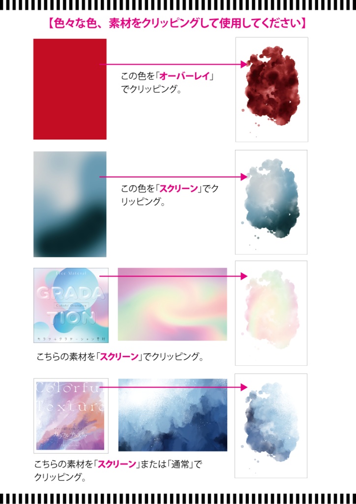 【印刷用】アルコールインクと水彩などのテクスチャ