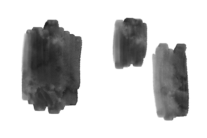 【印刷用】アルコールインクと水彩などのテクスチャ