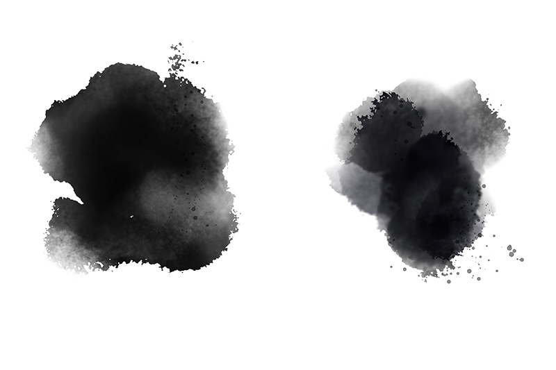 【印刷用】アルコールインクと水彩などのテクスチャ