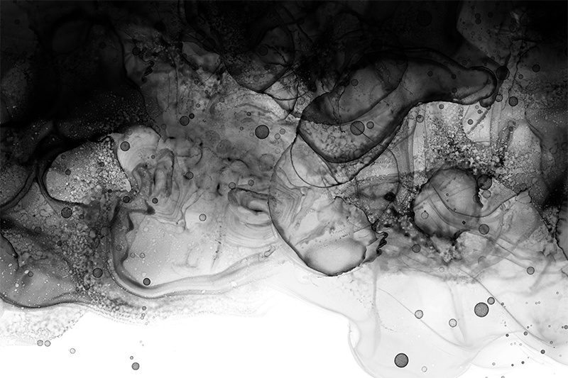 【印刷用】アルコールインクと水彩などのテクスチャ